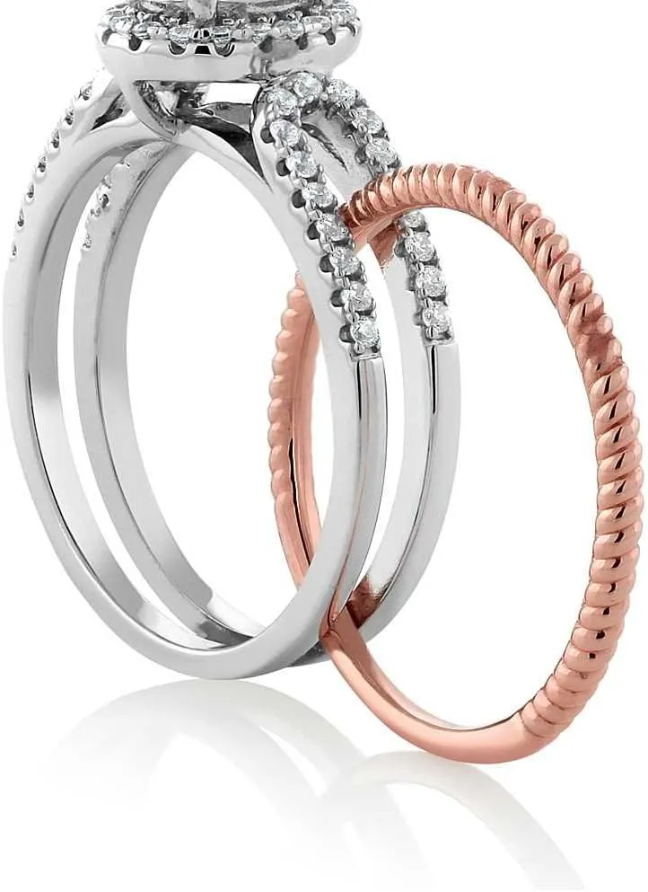 925 2-Tone Sterling Silver Simulated White Opal Women's Wedding Band Engagement Insert Stackable Ring (1.25 Cttw, Oval Cabochon 7X5MM, Gemstone October Birthstone, Available in Size 5,6,7,8,9)