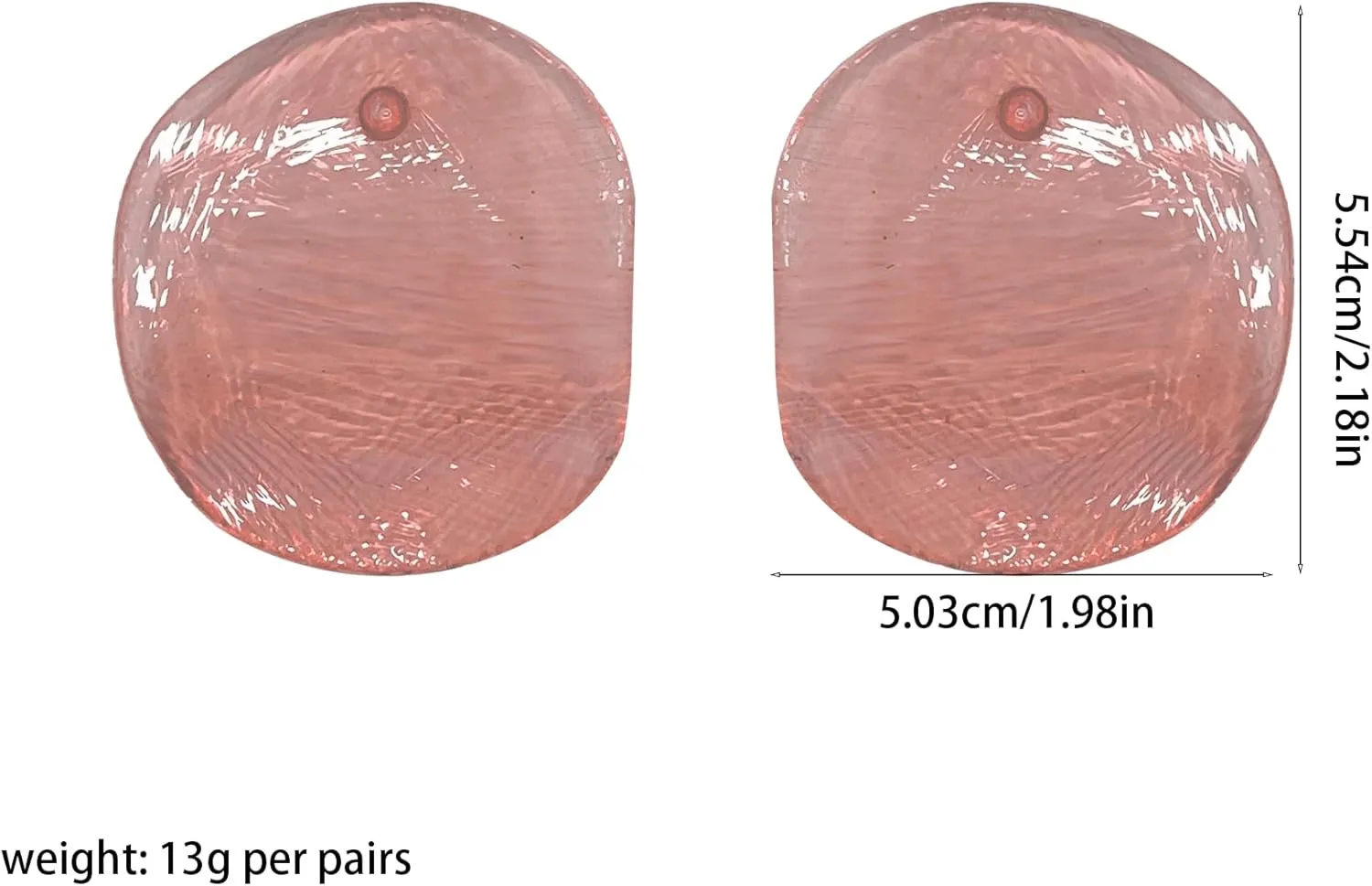 Acrylic Geometric Transparent Exaggerated Earrings Studs Large Statement Dangle Drop Earrings for Women Lightweight Modern Minimalist Jewelry