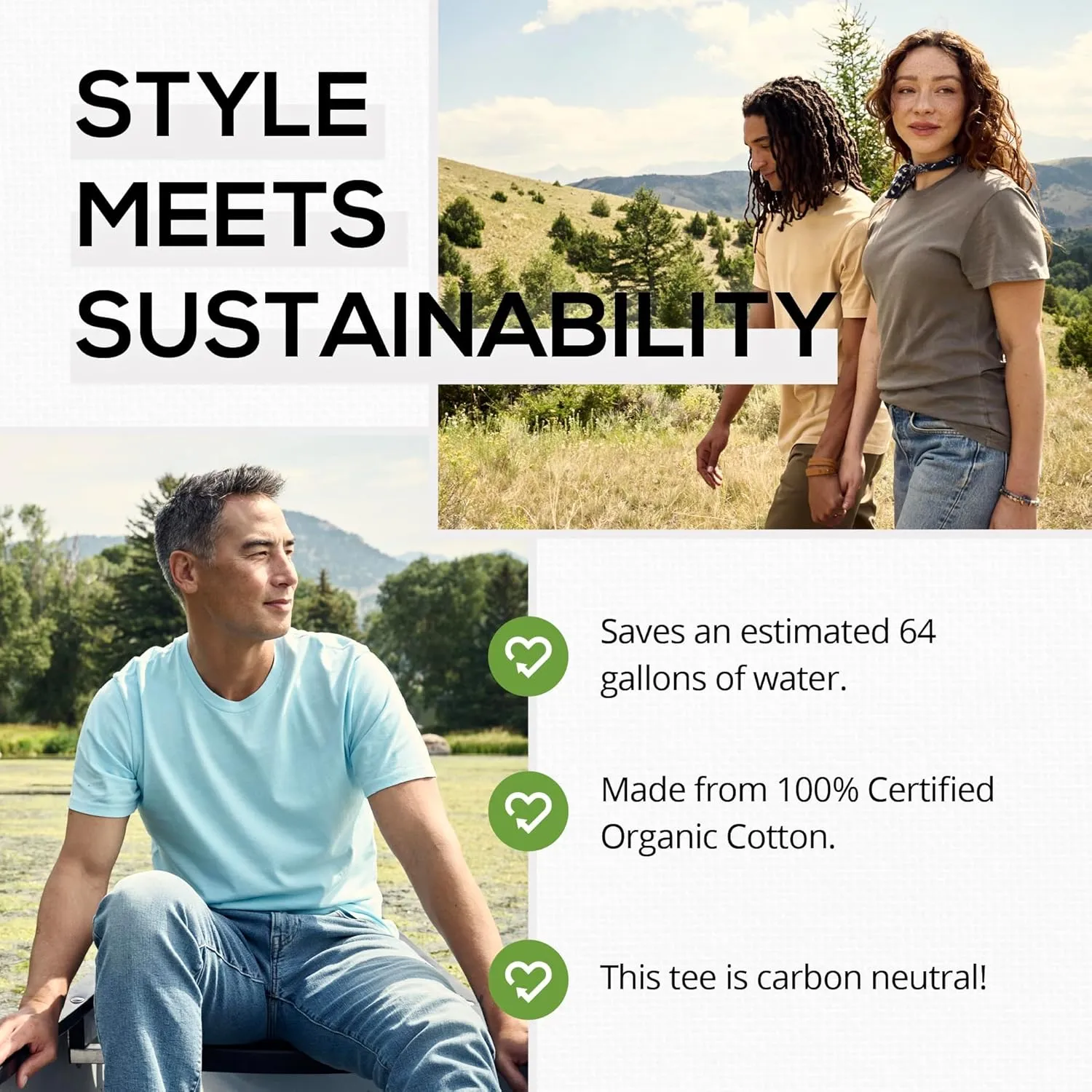 Allmade Unisex Mineral Dye Organic Cotton T-Shirt