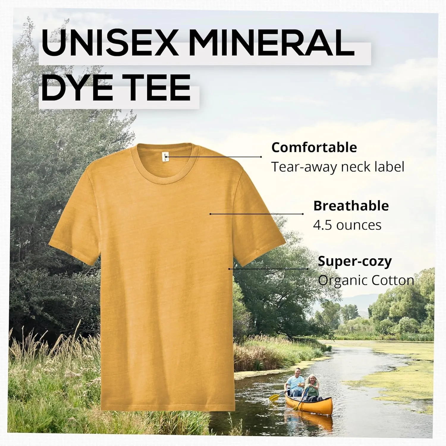 Allmade Unisex Mineral Dye Organic Cotton T-Shirt
