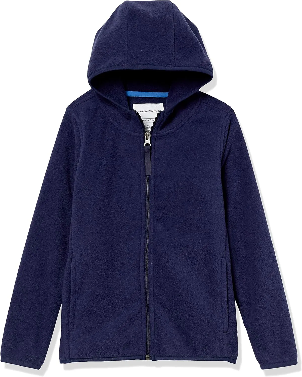 Amazon Essentials Boys and Toddlers' Polar Fleece Full-Zip Hooded Jacket
