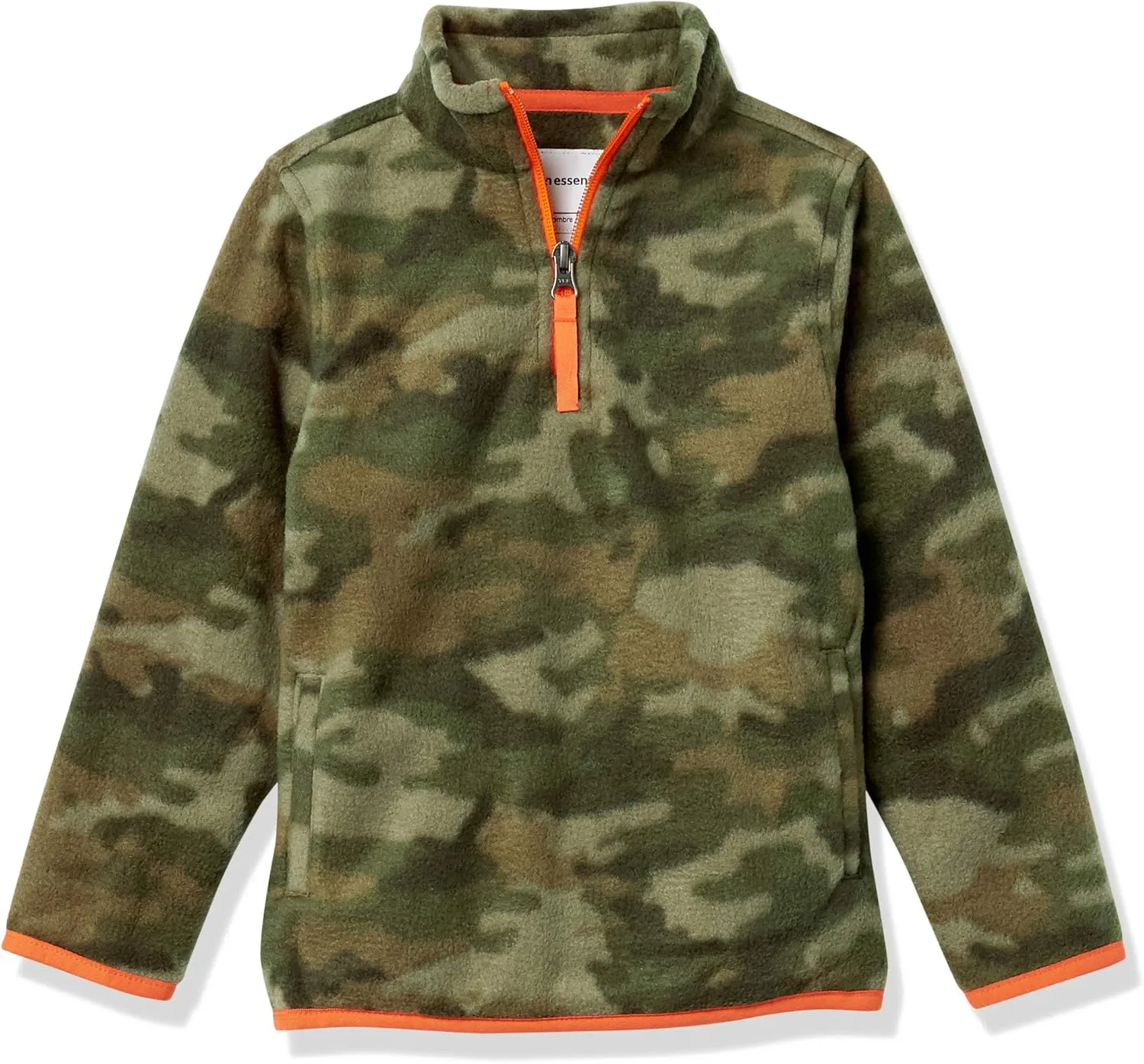 Amazon Essentials Boys and Toddlers' Polar Fleece Quarter-Zip Pullover Jacket