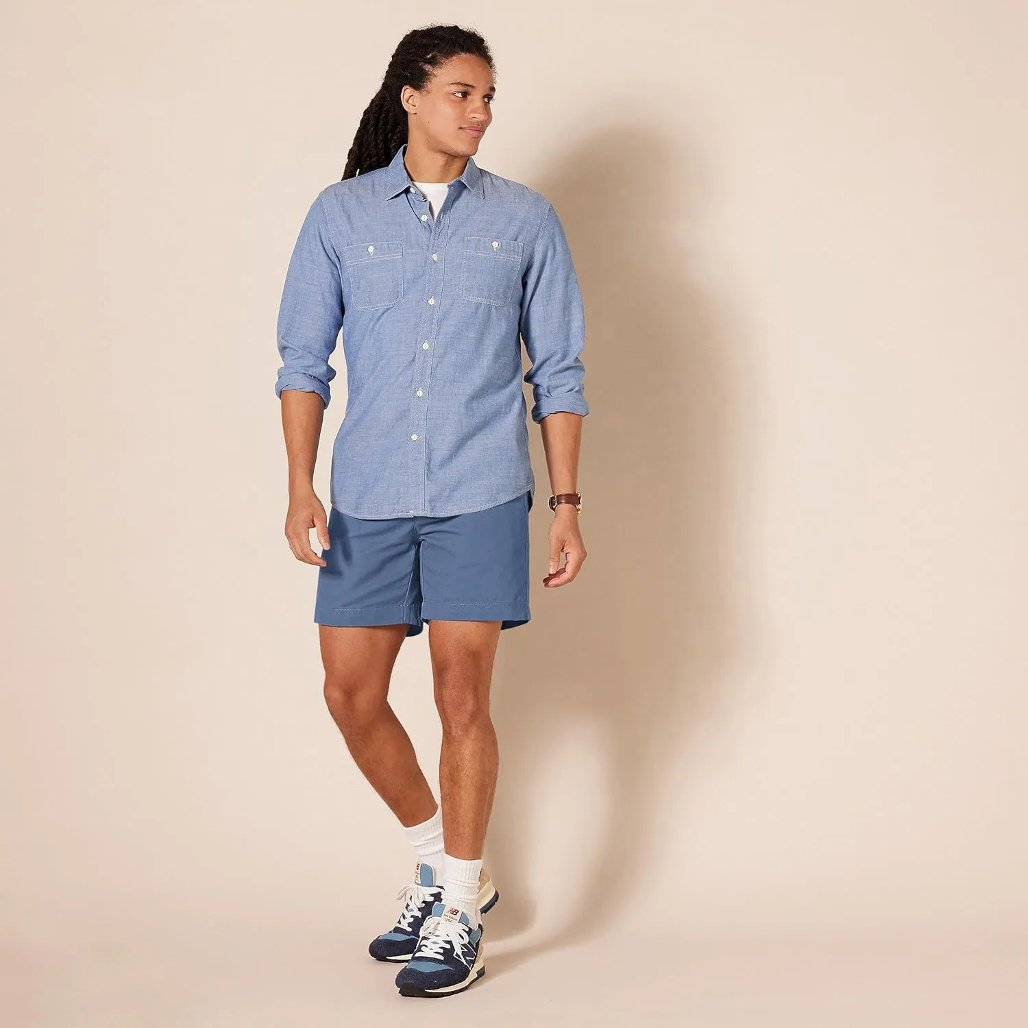 Amazon Essentials Men's Classic-Fit 7" Chino Short
