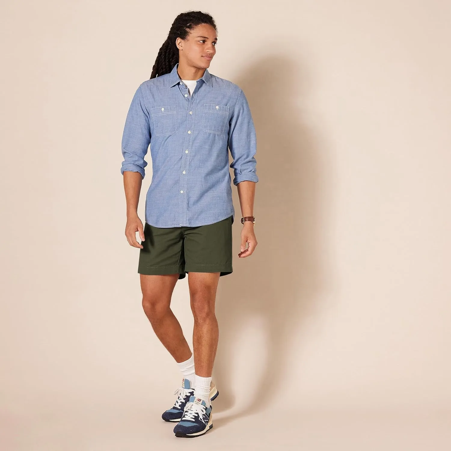 Amazon Essentials Men's Classic-Fit 7" Chino Short