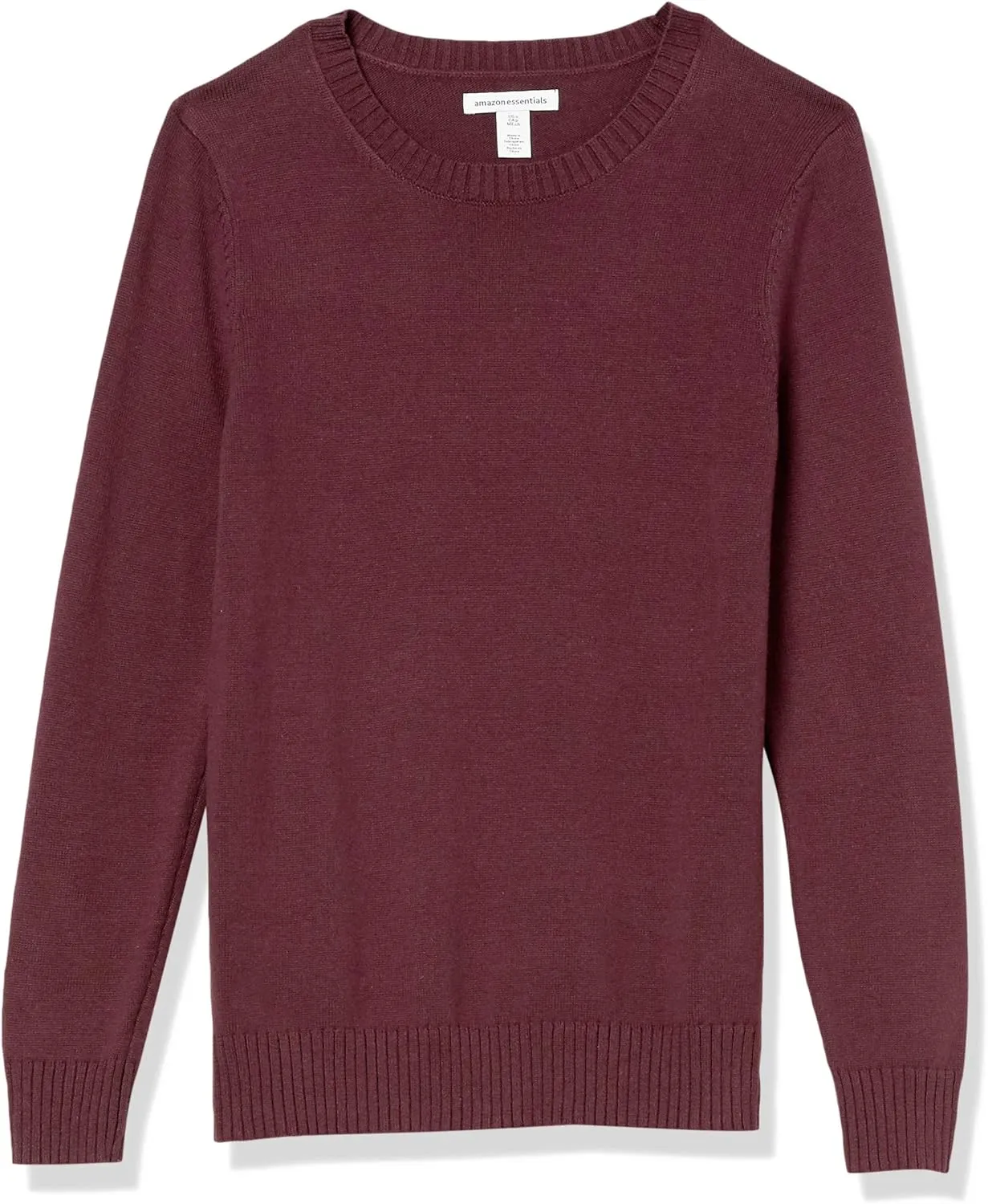 Amazon Essentials Women's Crewneck Sweater, 100% Cotton, Plus Size Available