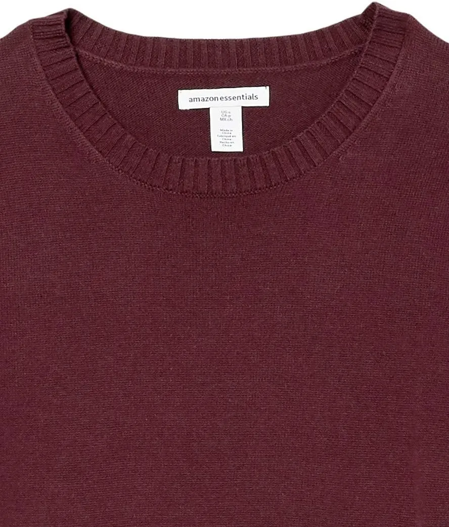 Amazon Essentials Women's Crewneck Sweater, 100% Cotton, Plus Size Available