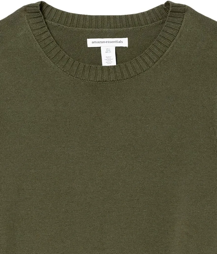 Amazon Essentials Women's Crewneck Sweater, 100% Cotton, Plus Size Available