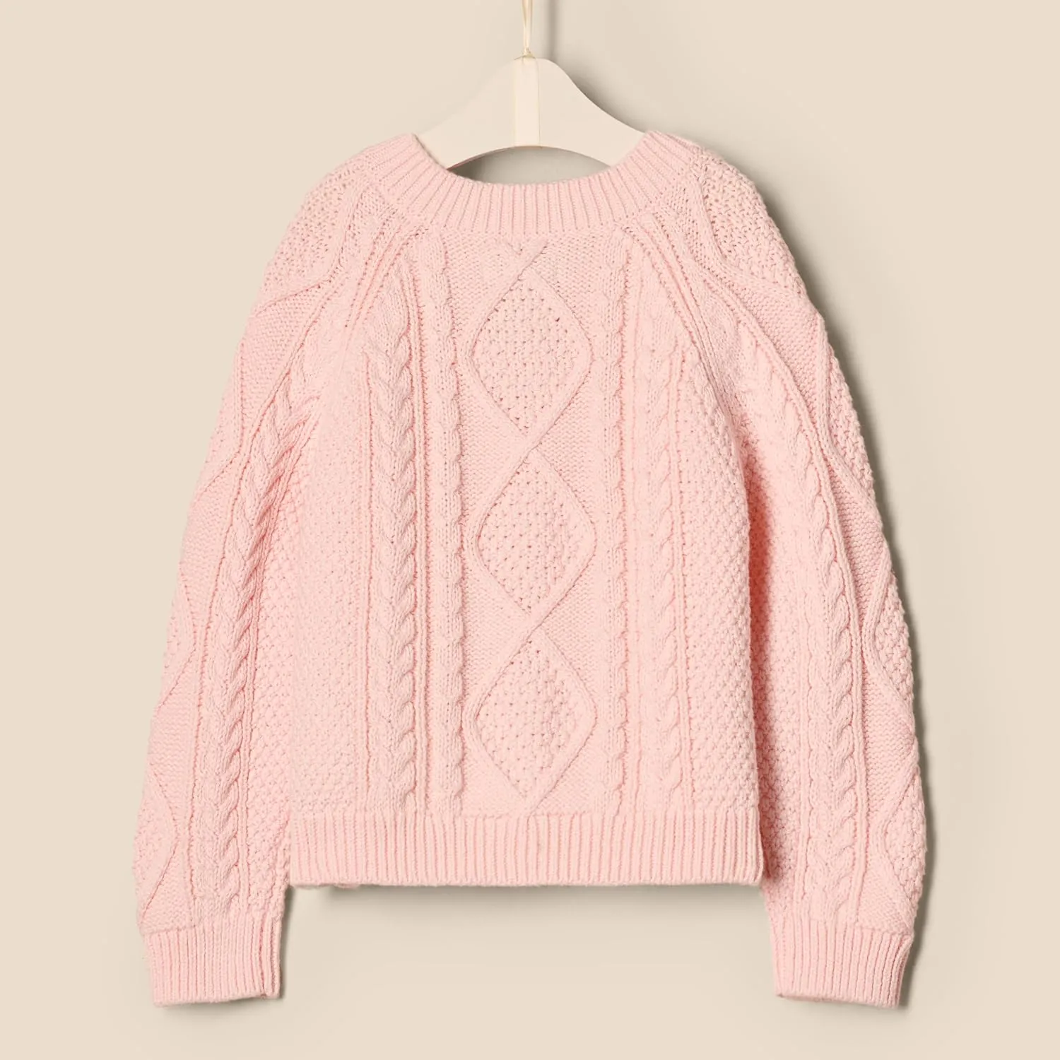 Amazon Essentials x Sofia Grainge Unisex Toddlers and Babies' Fisherman Cardigan Sweater