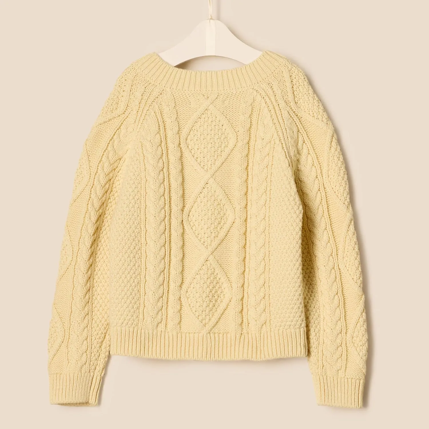 Amazon Essentials x Sofia Grainge Unisex Toddlers and Babies' Fisherman Cardigan Sweater