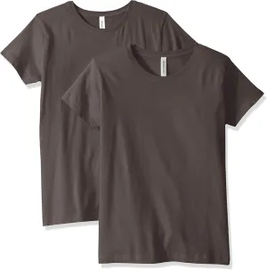 AquaGuard Women's 2-Pack Classic-Fit T-Shirt, Crewneck Cotton Short Sleeve Tee