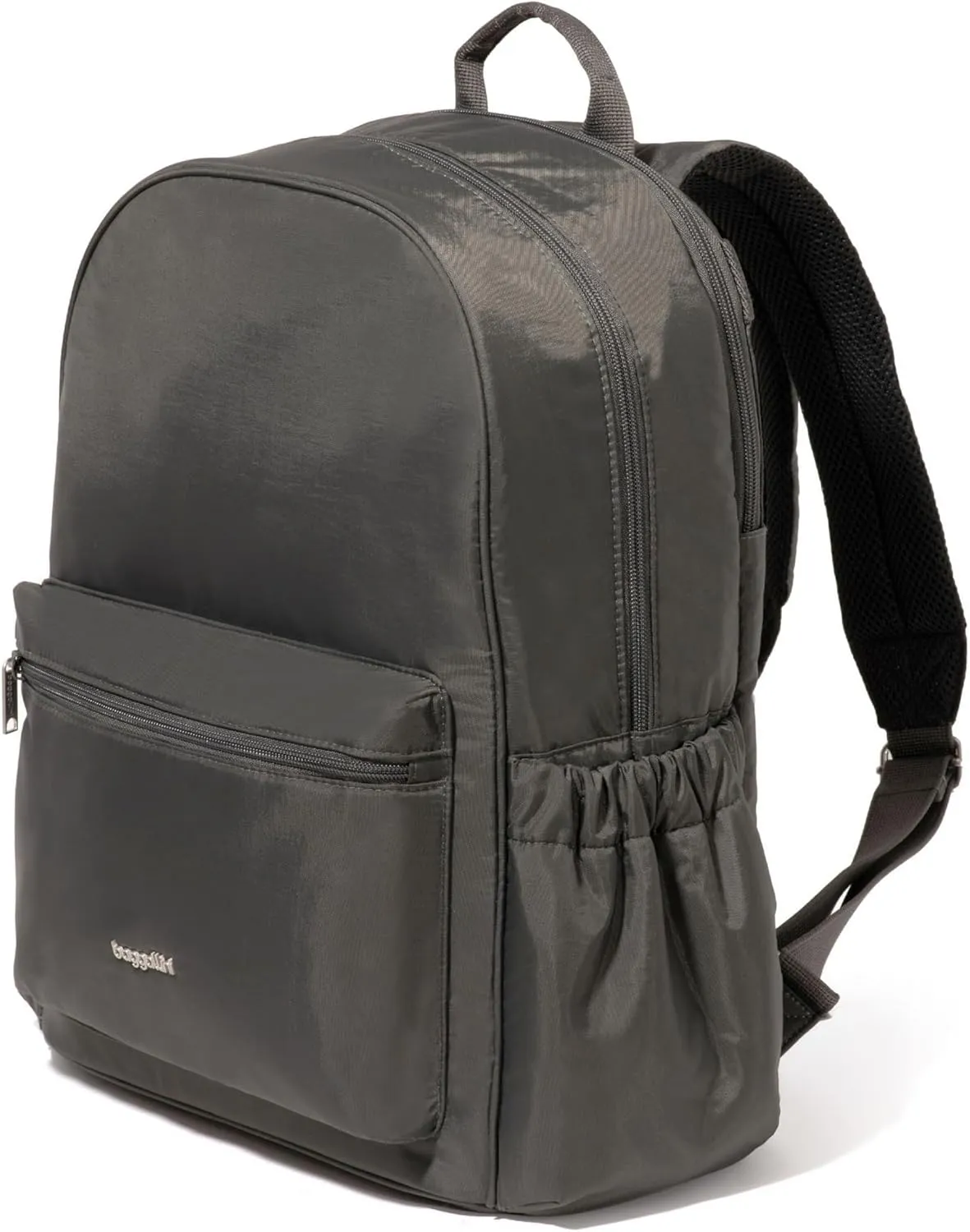 Baggallini Securtex Anti-Theft Laptop Backpack, Charcoal