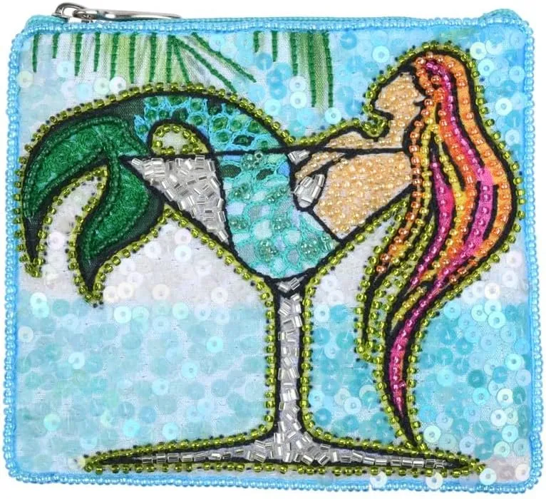 Bamboo Trading Essential Pouch Mertini by Sarah Walters, 4.75-inch Width x 4-inch Height