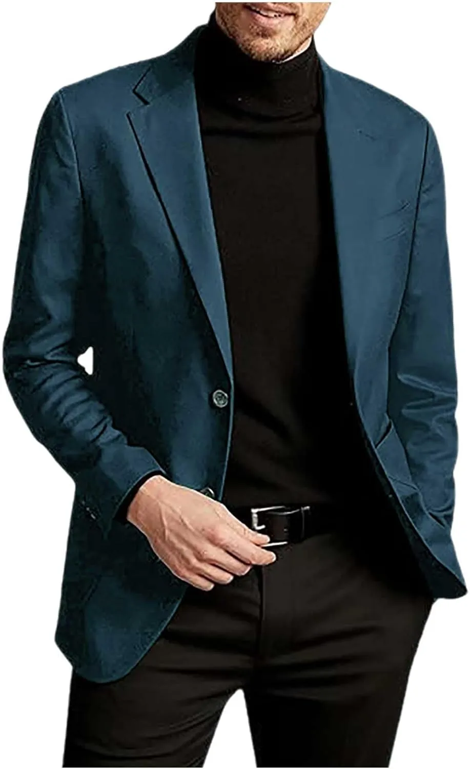Blazer Suit Jacket for Men Regular Fit Sequin Jacket Plus Blue Linen Blazer Men Mens Patterned Sport Coats and Blazers