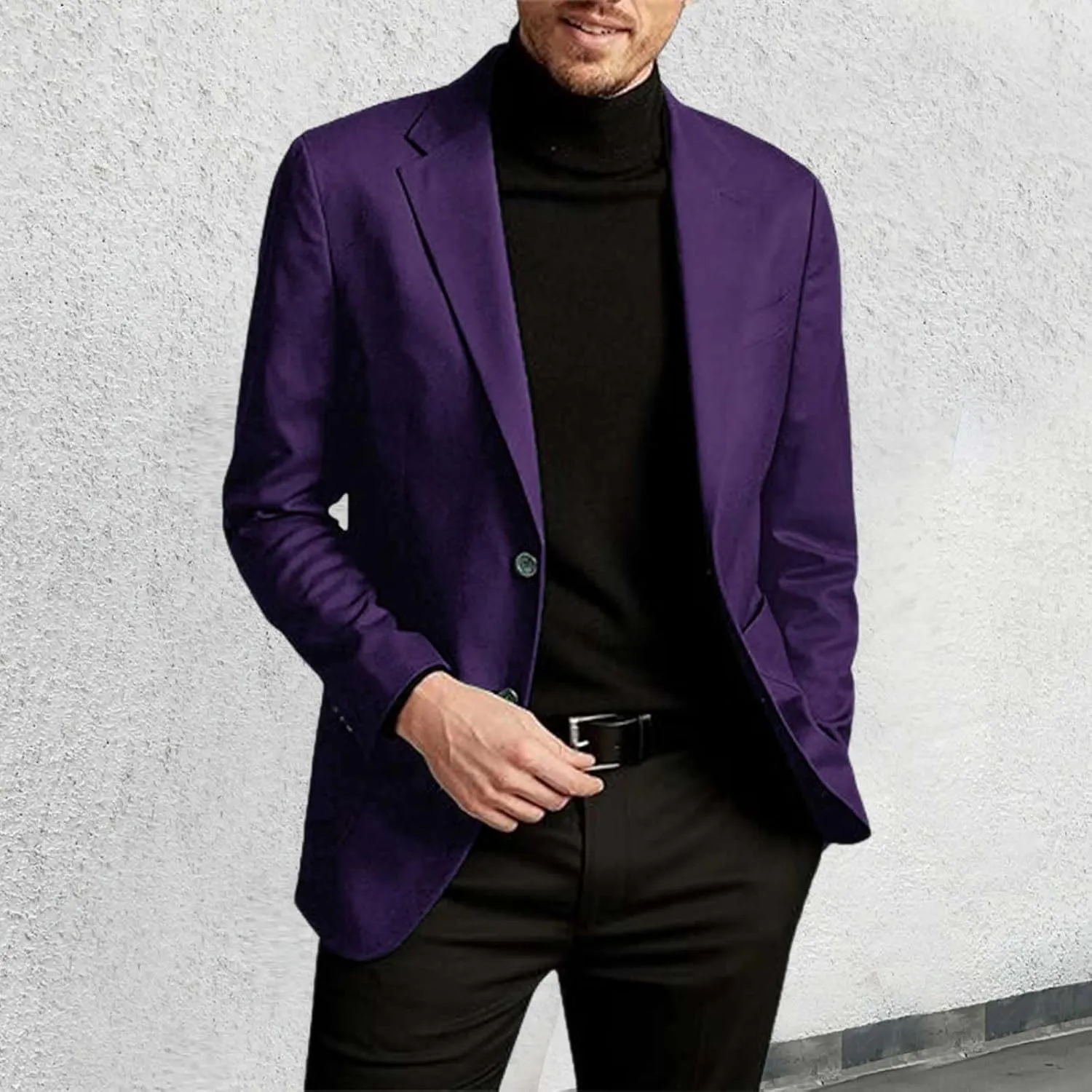 Blazer Suit Jacket for Men Regular Fit Sequin Jacket Plus Blue Linen Blazer Men Mens Patterned Sport Coats and Blazers