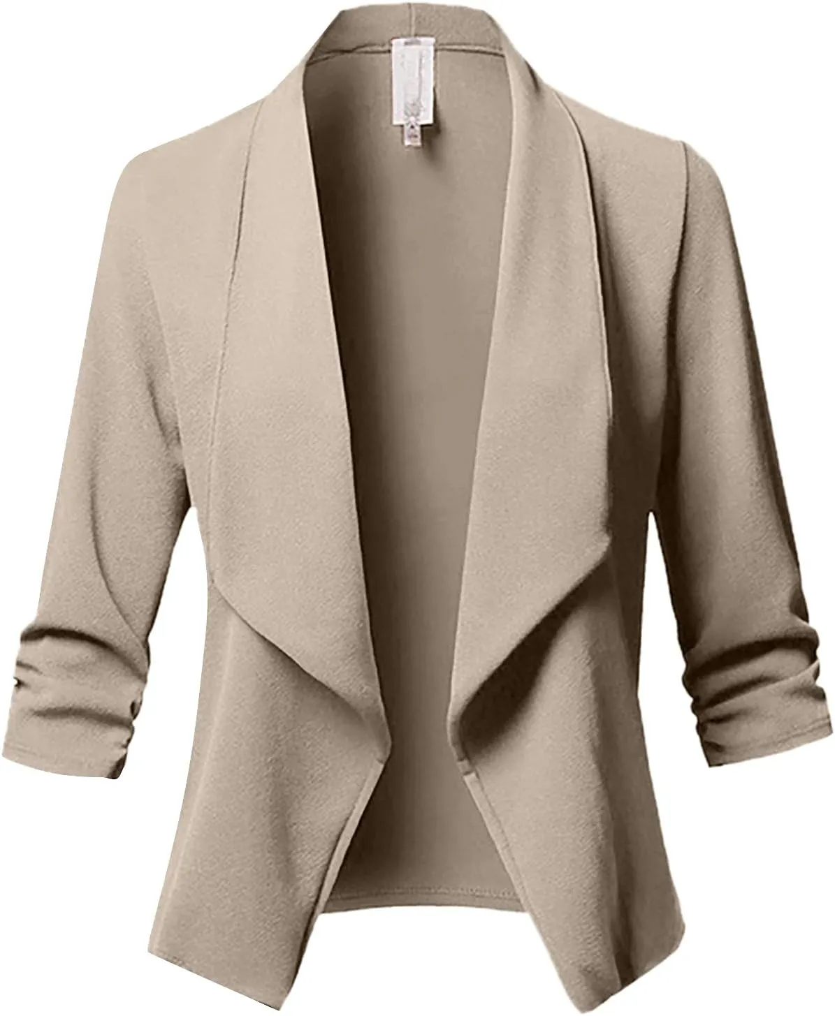 Blazers for Women Business Casual,Womens Color Solid Open Front Cardigan Long Sleeve Casual Jacket Coat Fall Clothes
