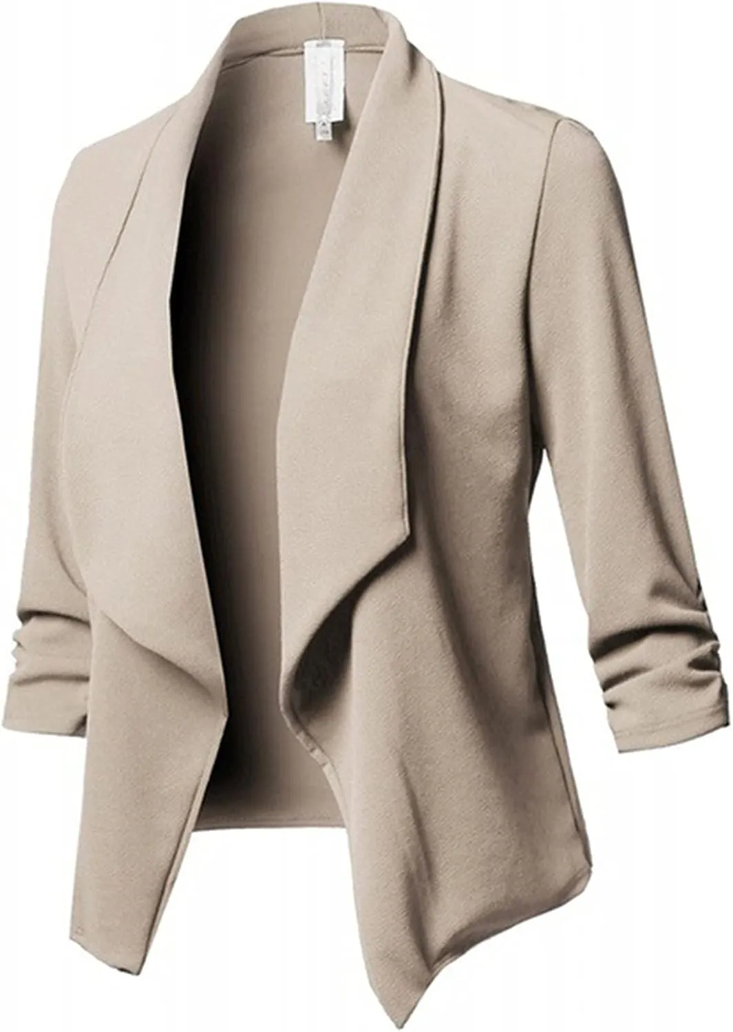 Blazers for Women Business Casual,Womens Color Solid Open Front Cardigan Long Sleeve Casual Jacket Coat Fall Clothes