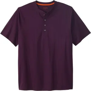 Boulder Creek by Kingsize Men's Big & Tall Heavyweight Short-Sleeve Henley Shirt