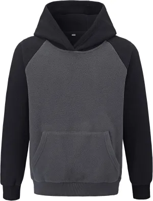 Boys Girls Toddler Fleece Pullover Hoodie Kids Long Sleeve Sweatshirts 3-16 Years