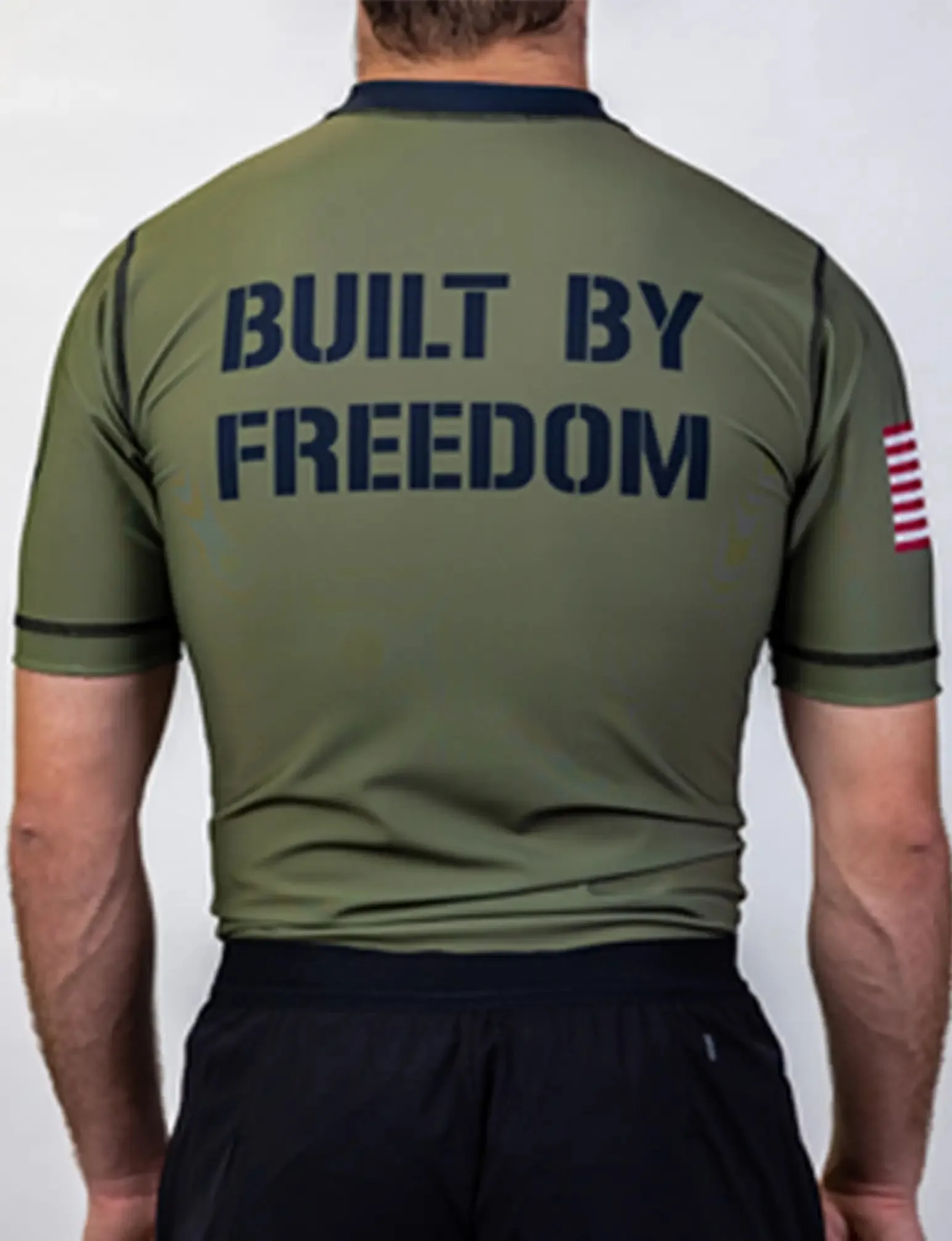 BUILT BY FREEDOM - COMPRESSION FIT SS RASHGUARD