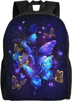 Butterfly Backpack 16.5 Inch - Water-Resistant High-Density Oxford Laptop Backpacks Stylish Design for Work Travel or Commute