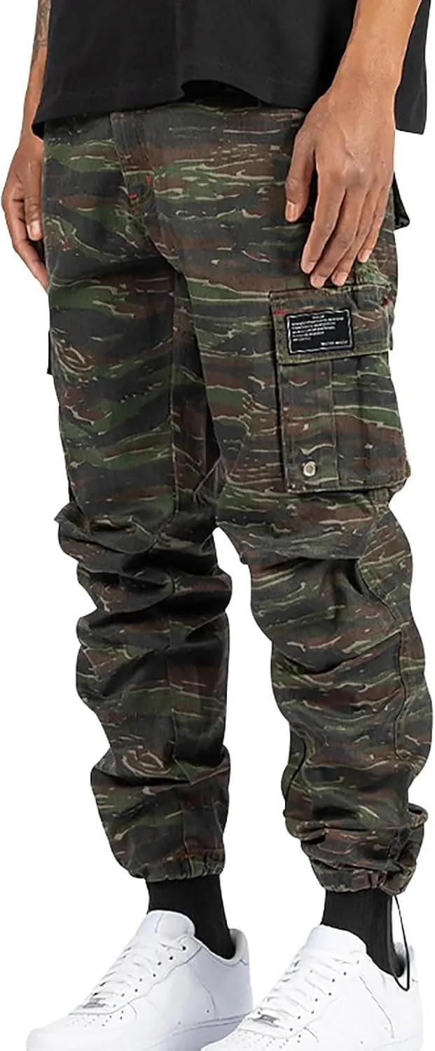 Cargo Pants for Men City Special Service Trousers Relaxed Fit Mens Slacks Military Fan Ix7 Overalls with Pocket