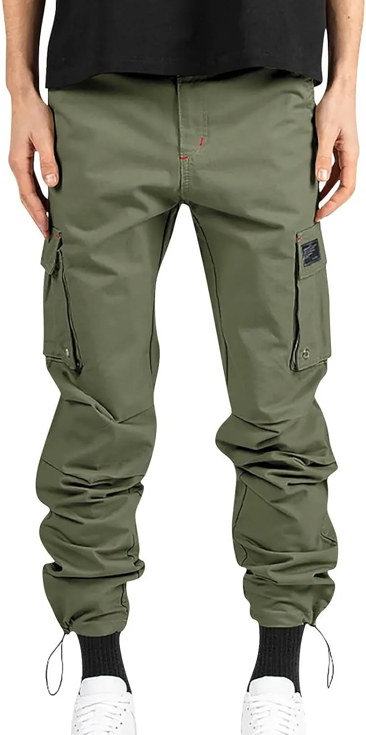 Cargo Pants for Men City Special Service Trousers Relaxed Fit Mens Slacks Military Fan Ix7 Overalls with Pocket