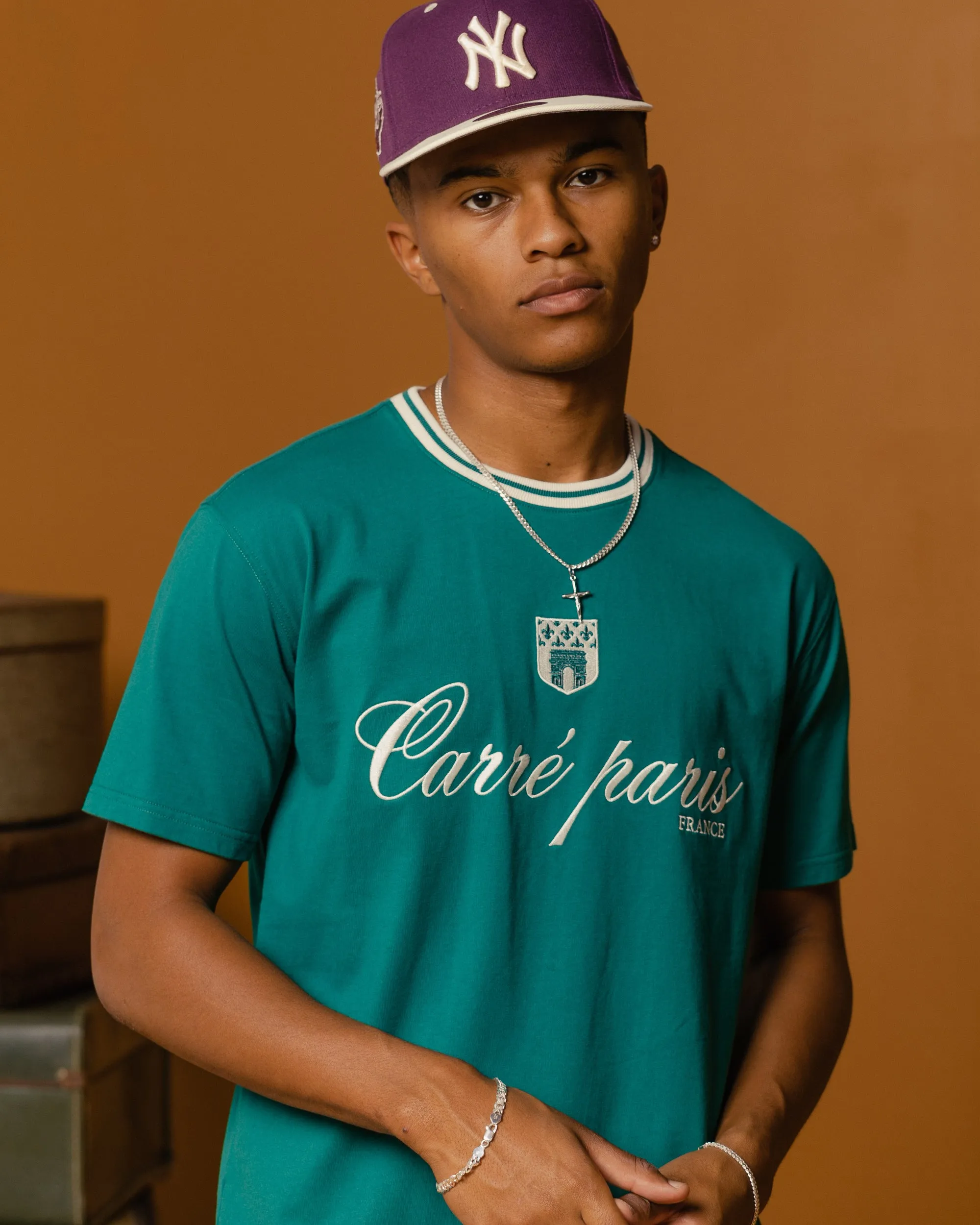 Carre Domaine CLS Short Sleeve T-Shirt Dark Teal