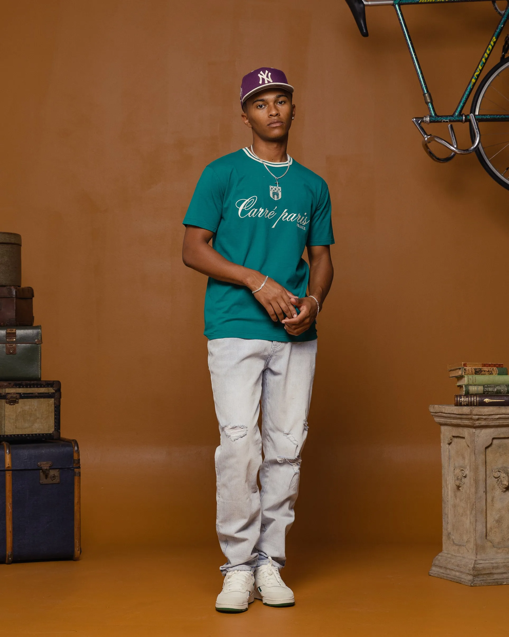 Carre Domaine CLS Short Sleeve T-Shirt Dark Teal