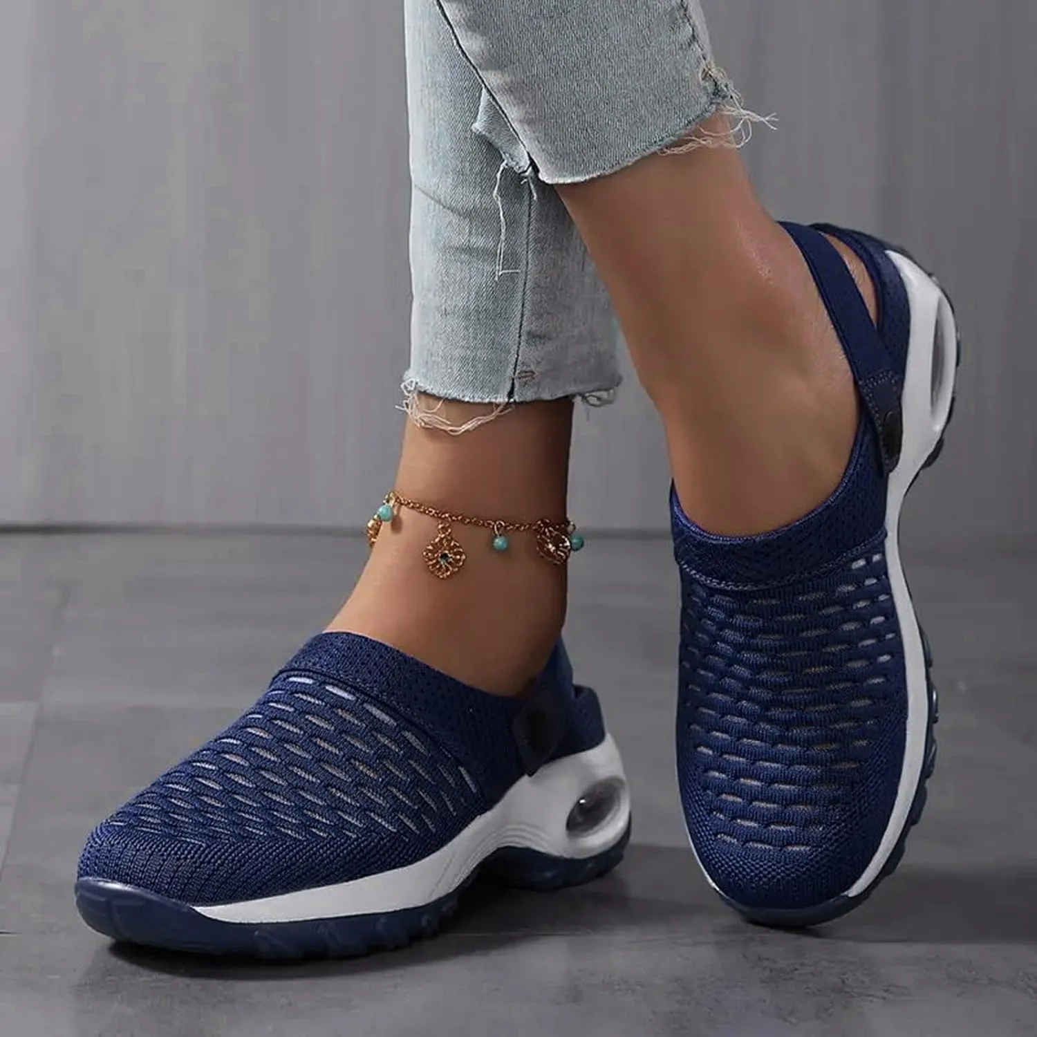 Cathalem Orthopedic Clogs for Women, 2024 New Air Cushion Orthopedic Slip on Shoes Orthopedic Sandals for Women