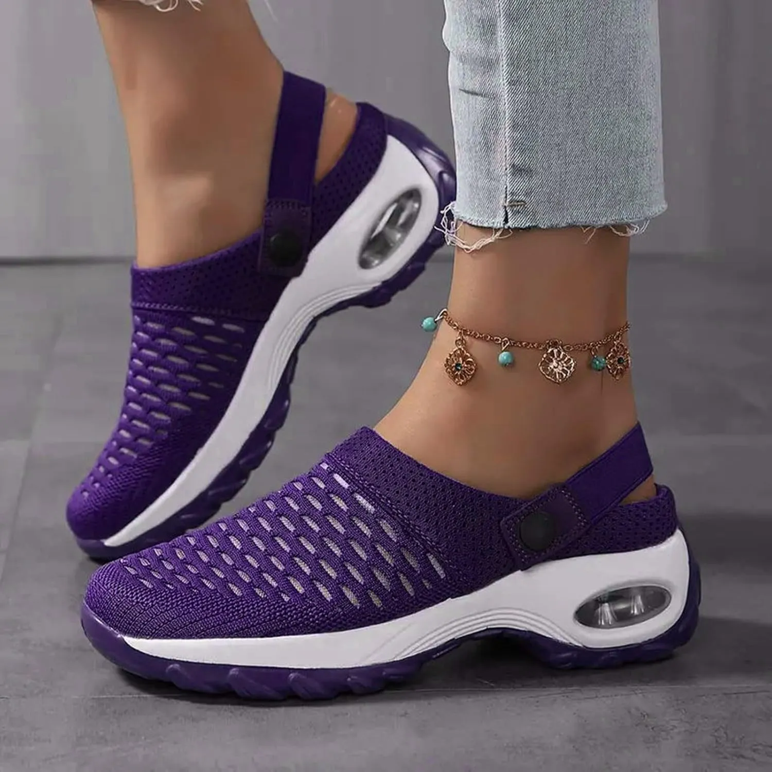 Cathalem Orthopedic Clogs for Women, 2024 New Air Cushion Orthopedic Slip on Shoes Orthopedic Sandals for Women