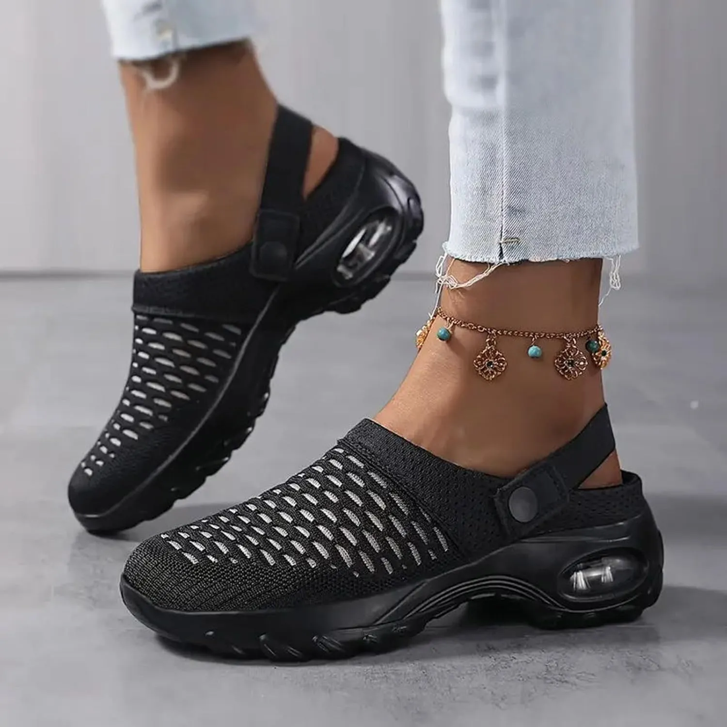 Cathalem Orthopedic Clogs for Women, 2024 New Air Cushion Orthopedic Slip on Shoes Orthopedic Sandals for Women