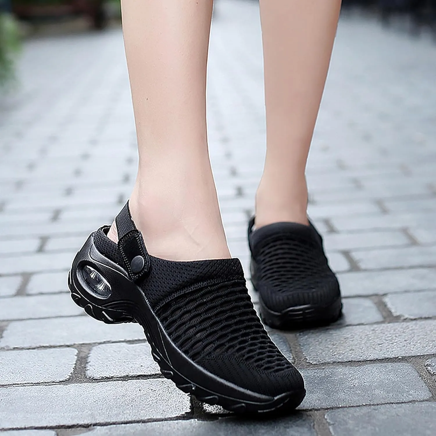 Cathalem Orthopedic Clogs for Women, 2024 New Air Cushion Orthopedic Slip on Shoes Orthopedic Sandals for Women