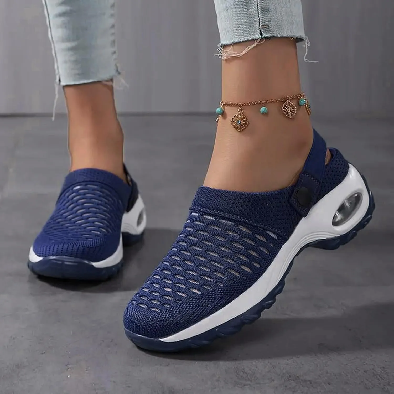 Cathalem Orthopedic Clogs for Women, 2024 New Air Cushion Orthopedic Slip on Shoes Orthopedic Sandals for Women