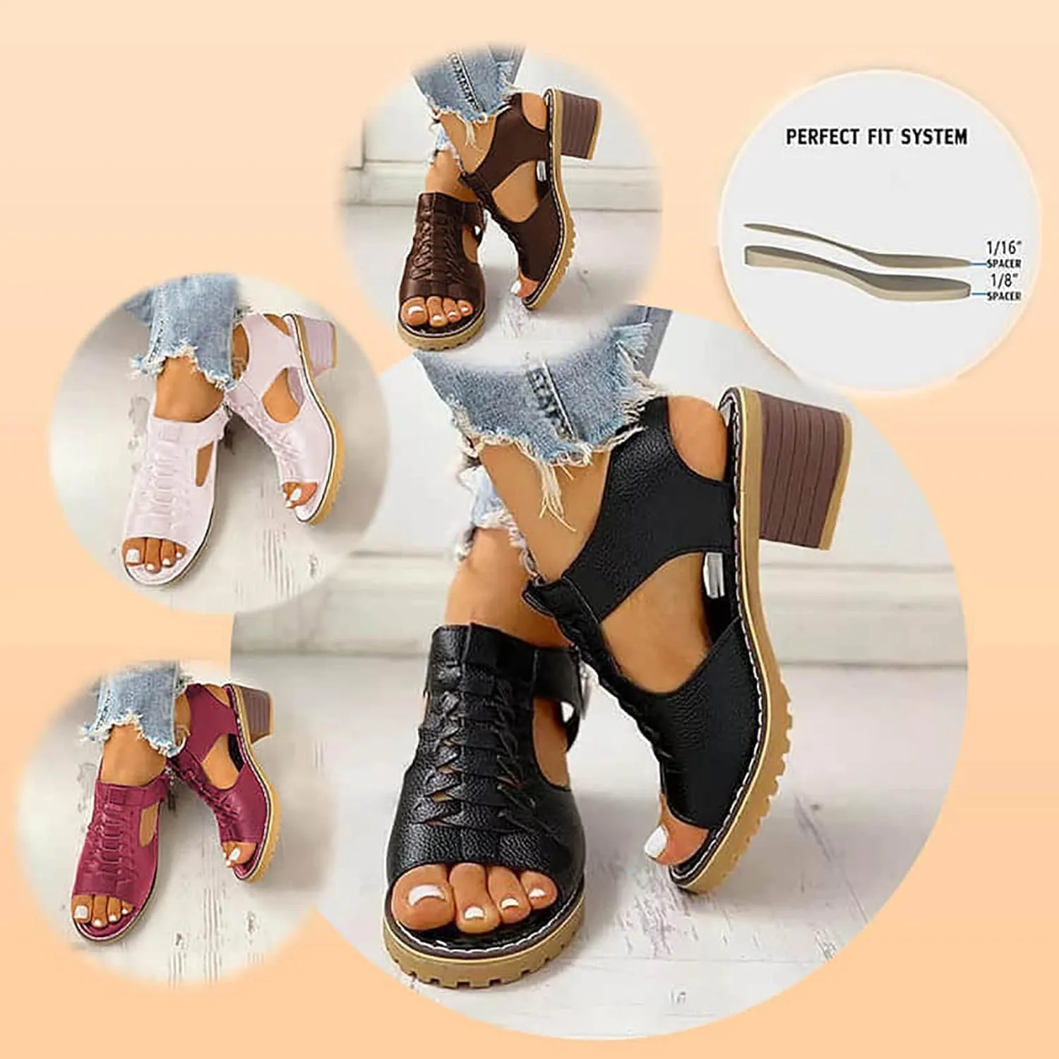 Cathalem Sandals Women Comfortable, Libiyi Women's Comfy Orthotic Sandals, Libiyi Women's Breathable Sandals