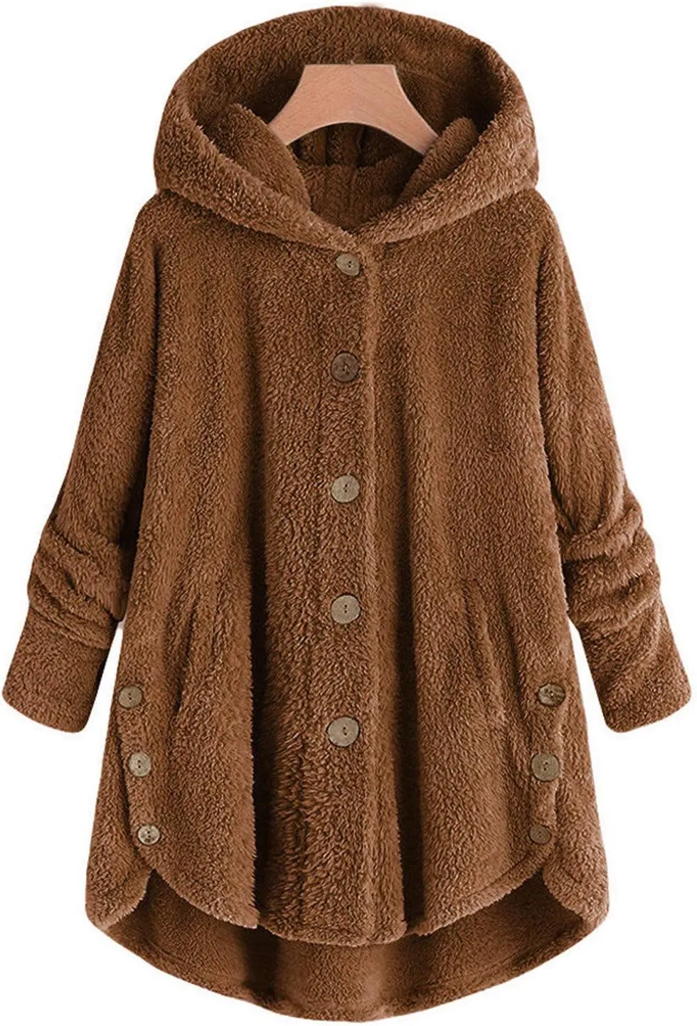 Ceboyel Womens Fleece Hoodie Sweatshirt 2023 Fuzzy Teddy Coat Shearling Warm Winter Jackets Pajamas Loungewear Clothing 2023