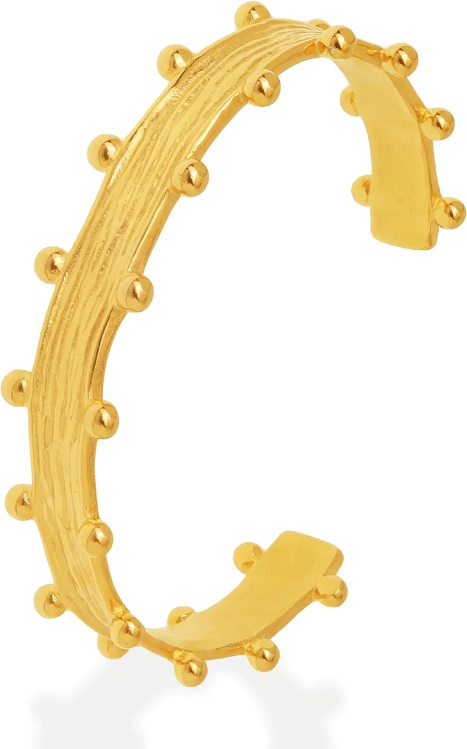 Chunky Open Cuff Bangle Bracelets for Woman, Textured Flower Bangles Jewelry Gifts