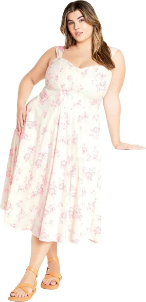 City Chic Women's Citychic Plus Size Dress Marylou PRT