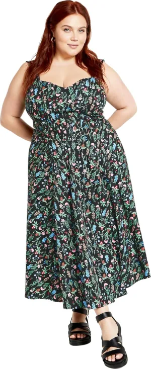 City Chic Women's Citychic Plus Size Dress Marylou PRT
