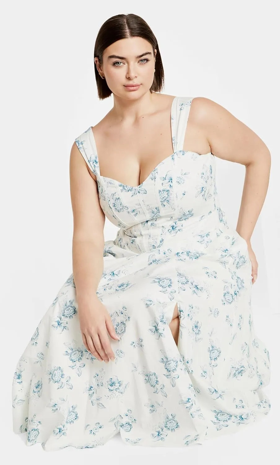 City Chic Women's Citychic Plus Size Dress Marylou PRT