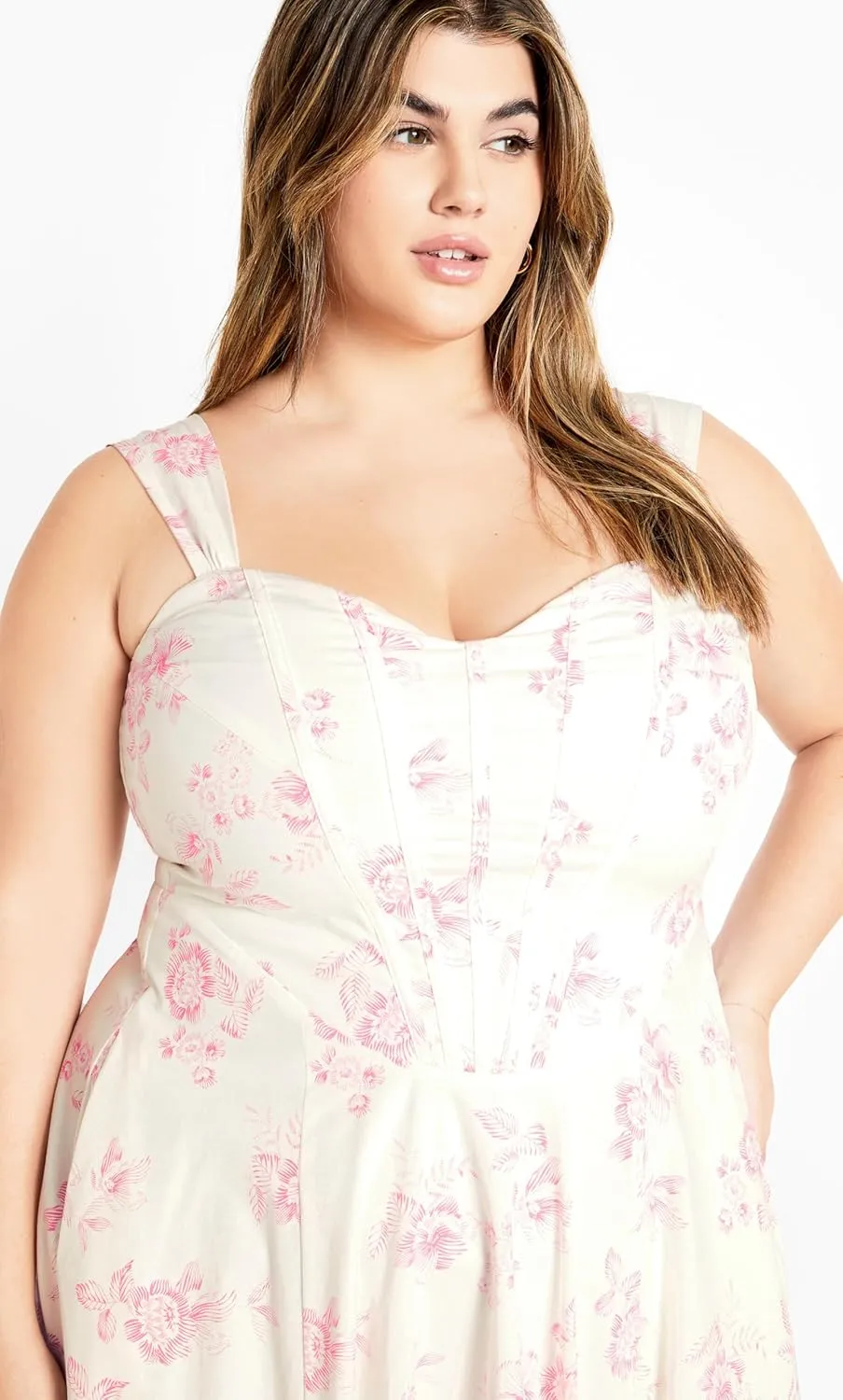 City Chic Women's Citychic Plus Size Dress Marylou PRT