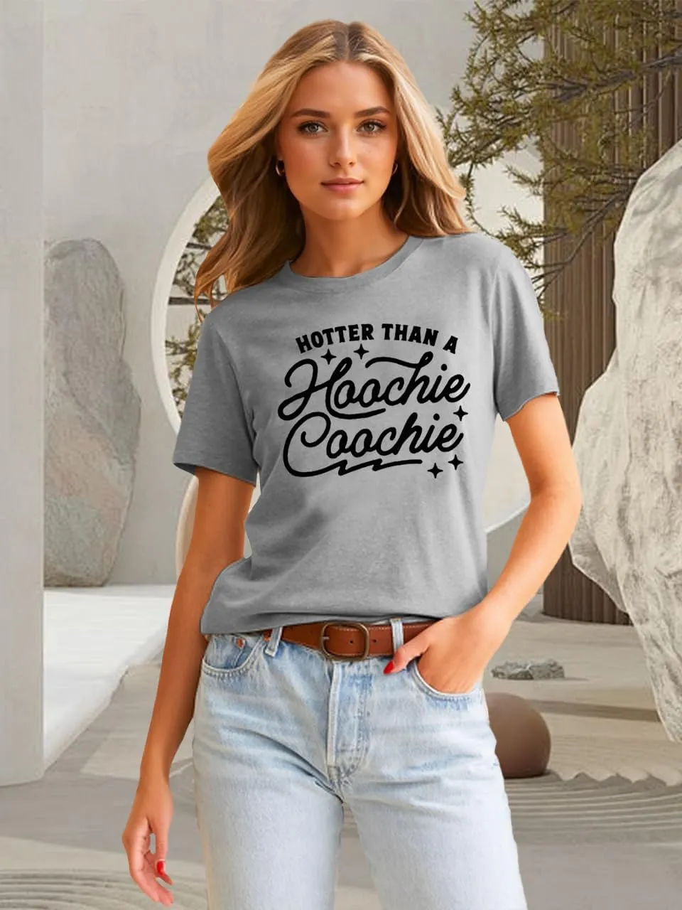Country Music Women Tops Funny Graphic T-Shirt Cute Tops for Women Vintage Graphic Tees Letter Shirts for Women