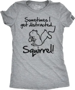 Crazy Dog Womens Funny Animal T Shirts Cute and Sarcastic Nature Camping Tees for Women