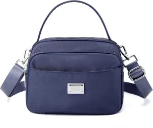 Crossbody Bag for Women,Lightweight Small Crossbody Purse Nylon Women's Shoulder Handbags With Top Handle