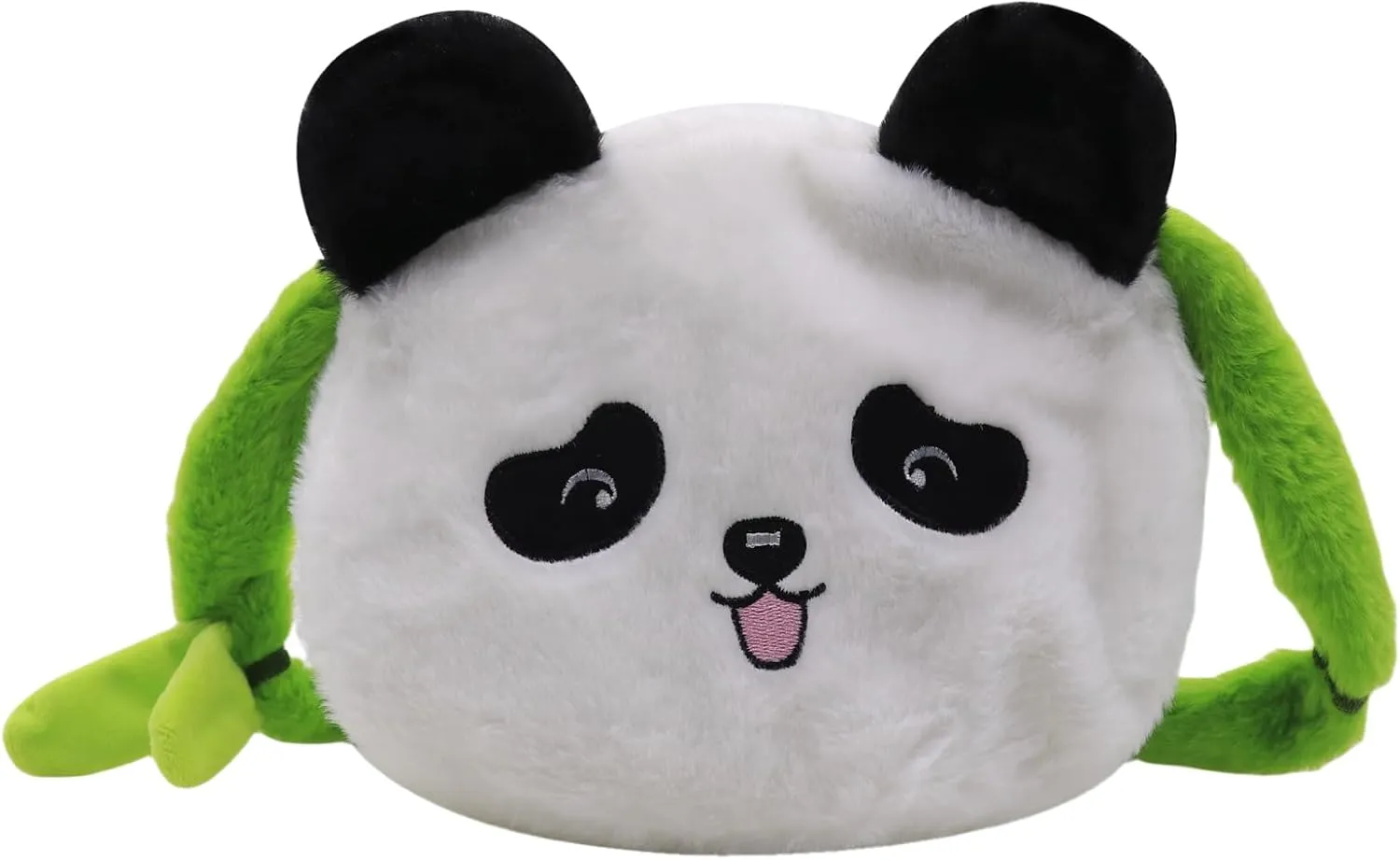 Cute Panda Plush Crossbody Purse Small Fluffy Satchel Shoulder Messenger Bag Animal Handbag Purse for Women Girls,B#