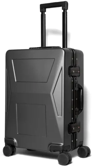 Cyberluggage Durable Hardshell 21-Inch Carry-on Suitcase with USB Charging, TSA-Approved Lock, Aluminum Telescoping Handle, 8-wheel 360 Degree Spinner Wheels, Waterproof & Lightweight Luggage