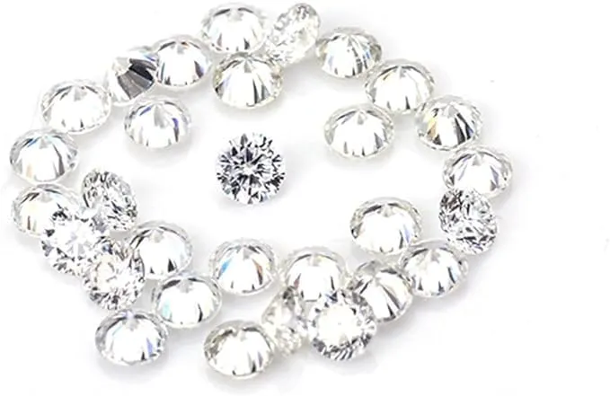 Diamond Jewelry Lab Grown Loose Diamonds 4MM DEF Color VVS1 Clarity 4 Pcs Diamonds in 1 Carat Lot For Jewelry Making