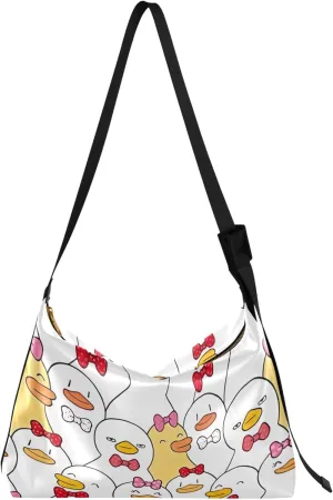 Dinosaurs Tropical Green Leather Hobo Bags for Women Cross Body Men Bag Art Animal Print Ladies Hobo Handbags