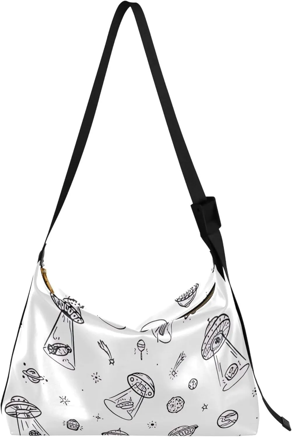 Dinosaurs Tropical Green Leather Hobo Bags for Women Cross Body Men Bag Art Animal Print Ladies Hobo Handbags