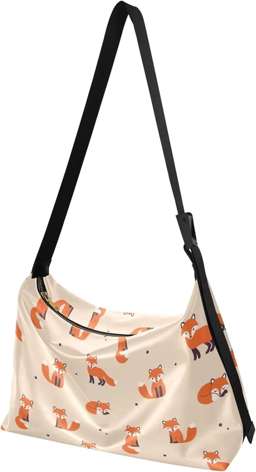 Dinosaurs Tropical Green Leather Hobo Bags for Women Cross Body Men Bag Art Animal Print Ladies Hobo Handbags