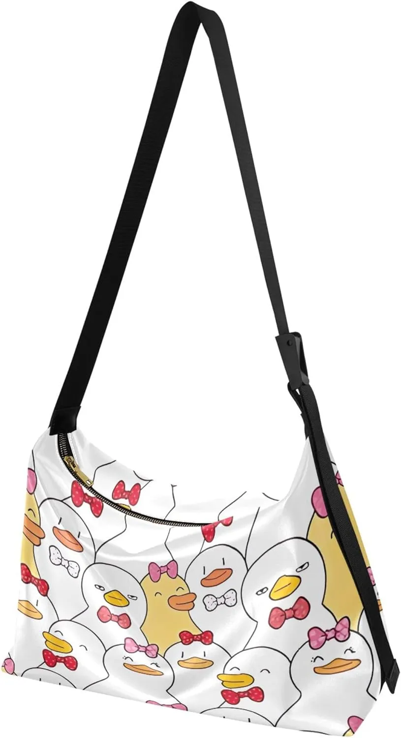 Dinosaurs Tropical Green Leather Hobo Bags for Women Cross Body Men Bag Art Animal Print Ladies Hobo Handbags